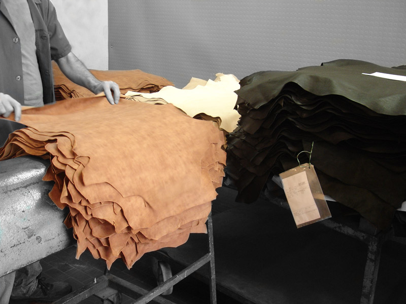 Our leather production